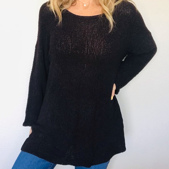 Eileen Fisher Rayon Sweater Relaxed Fit in Plum Sz Medium - Picture 1 of 7